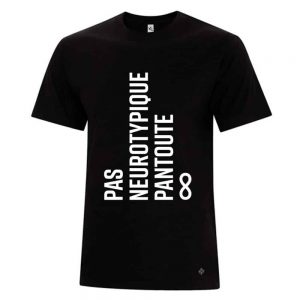 Chandail noir autisme pour homme